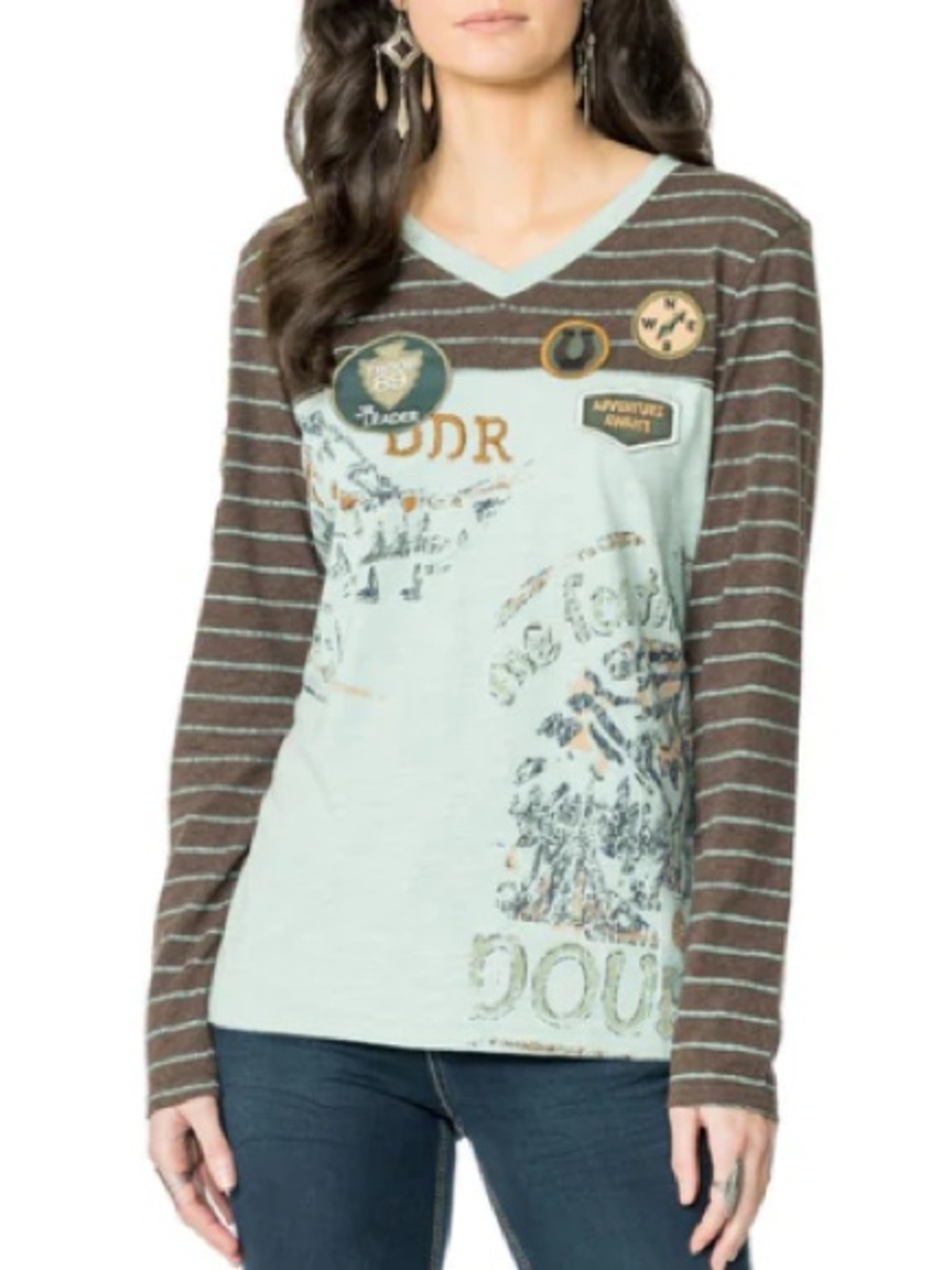NWT Double D Ranchwear Jr. Ranger Top - XL
